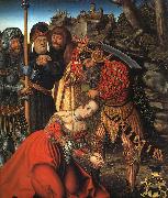 Lucas  Cranach The Martyrdom of St.Barbara oil painting on canvas